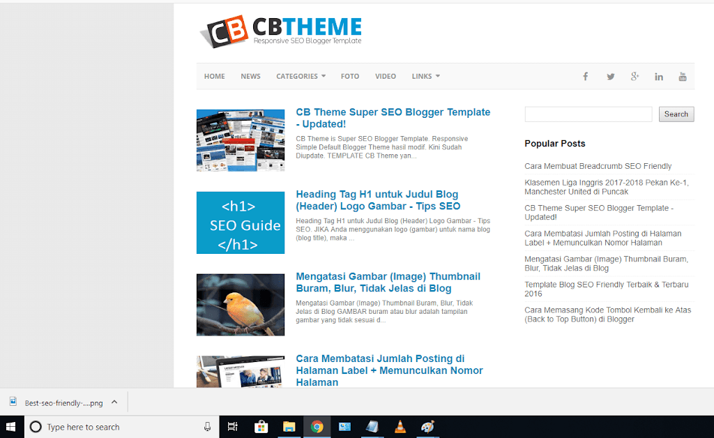 cb theme blogger template