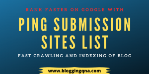 Ping submission sites list