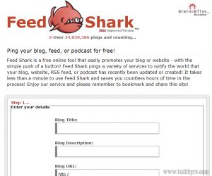 Feedshark ping submission