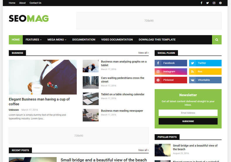 Seo-Mag-Blogger-Template