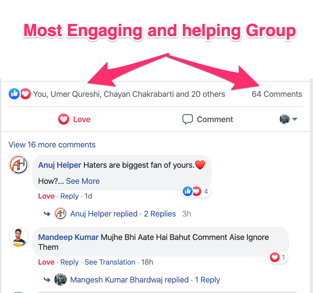 blogging qna facebook group