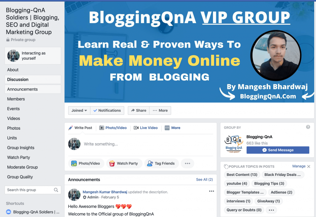 bloggingqna facebook group