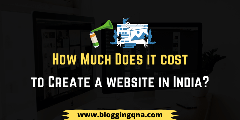 how much does it cost to make a website in india