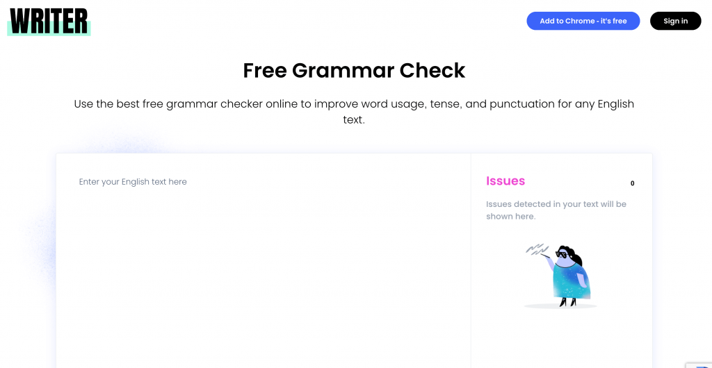Writer's grammar checker
