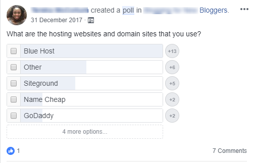most used hosting by users