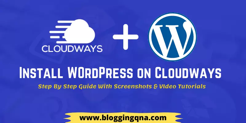 install wordpress on cloudways