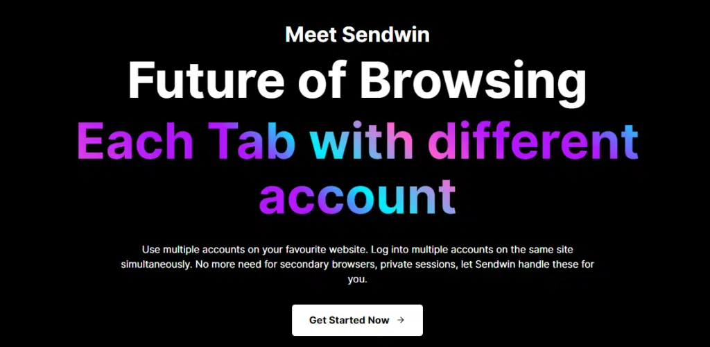 Sendwin review use multiple accounts