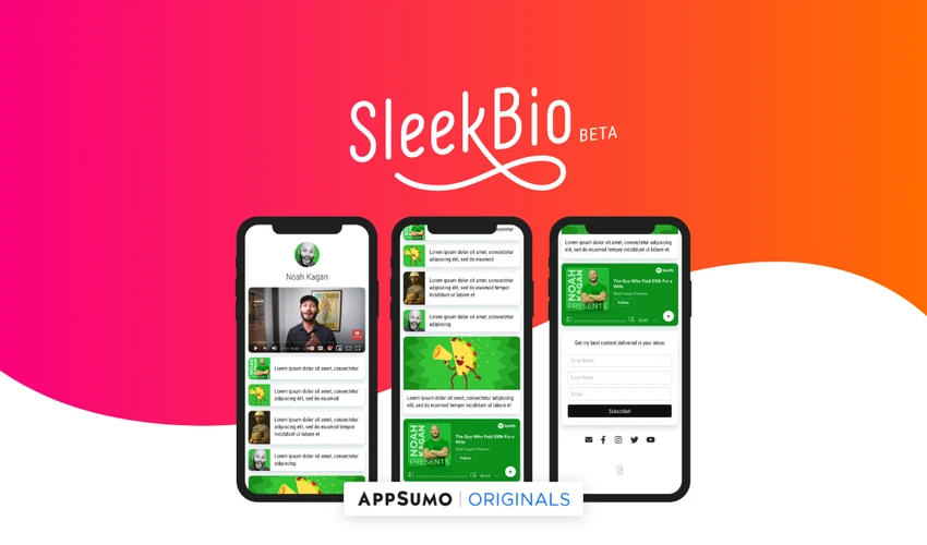 SleekBio appsumo lifetime deal