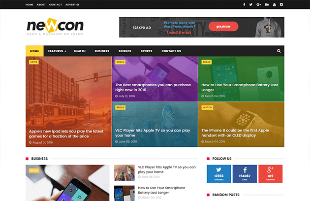 newcon-news-blogger-template