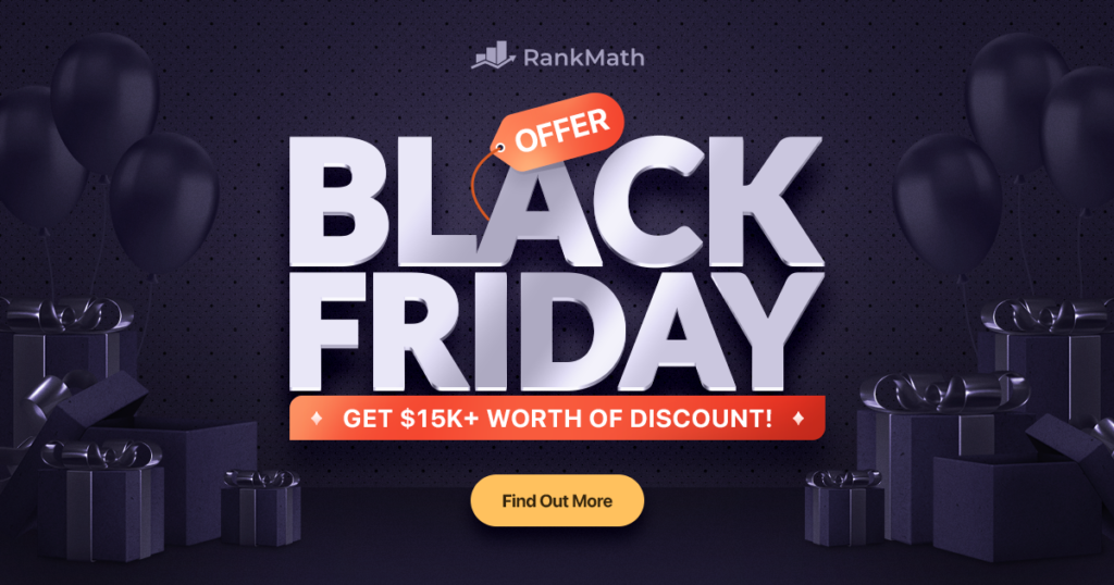 Rankmath black friday and cyber mondays deals