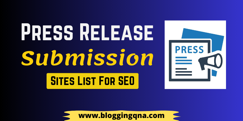 Press Release Submission Sites